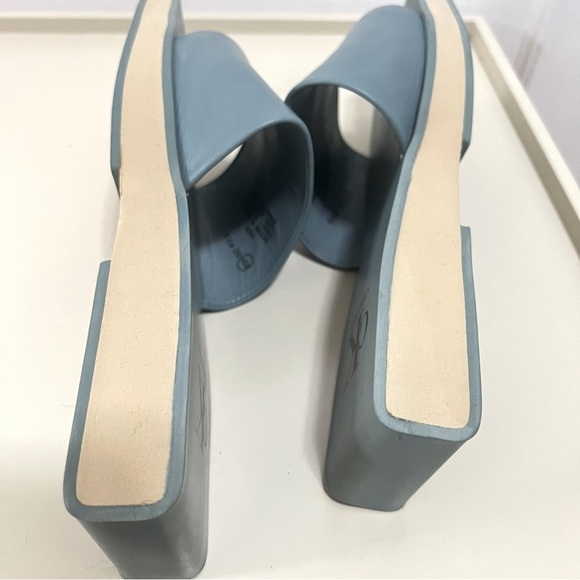 Calvin Klein leather mules square toe - Picture 4 of 9